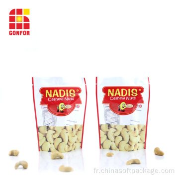 Nadis Noix De Cajou Sac D&#39;emballage Stand Up Zipper Bag
